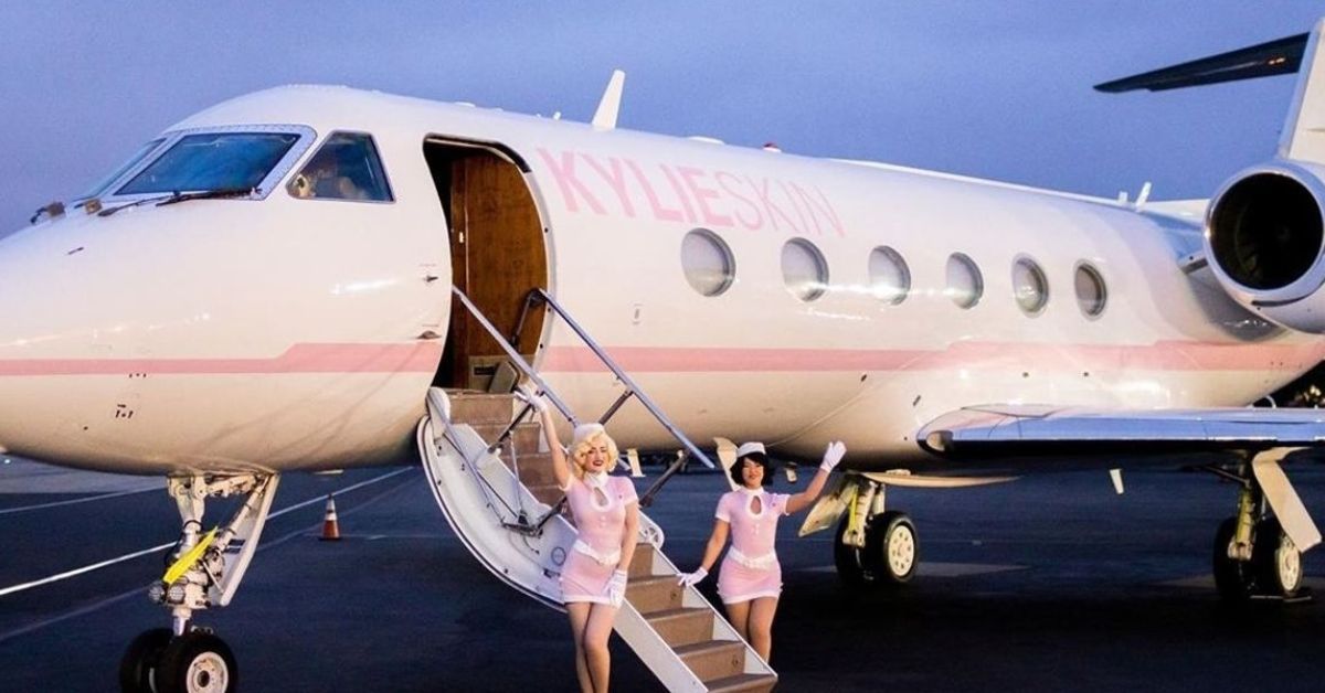 kylie jenner private jet