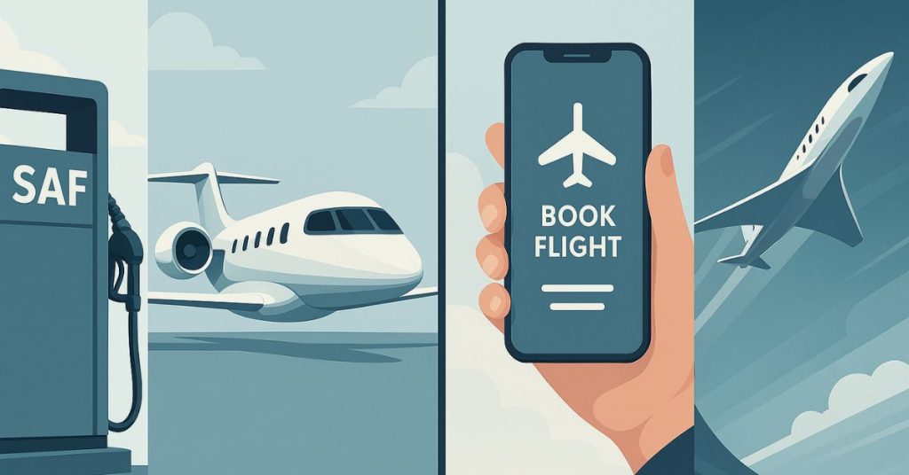 Describe the Experience of Flying on Private Jets