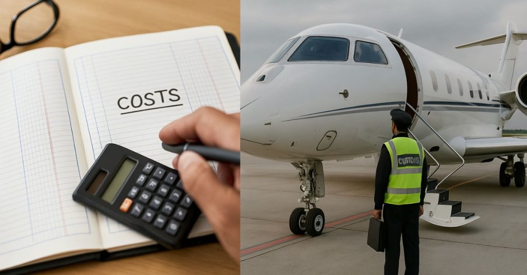Do private planes go through customs